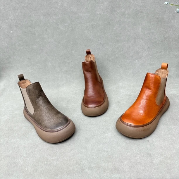 9787-2棉鞋头层牛皮