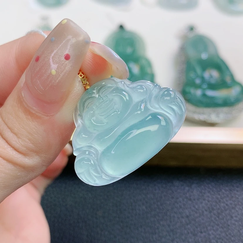 【闪购商品】翡翠颈饰18K金镶嵌翡翠
