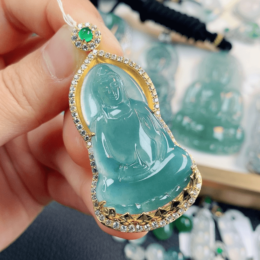 【闪购商品】翡翠颈饰银S925镶嵌