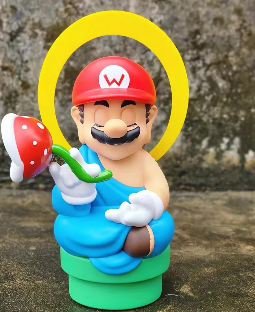 大号 如来 马里奥 手办潮玩摆件
