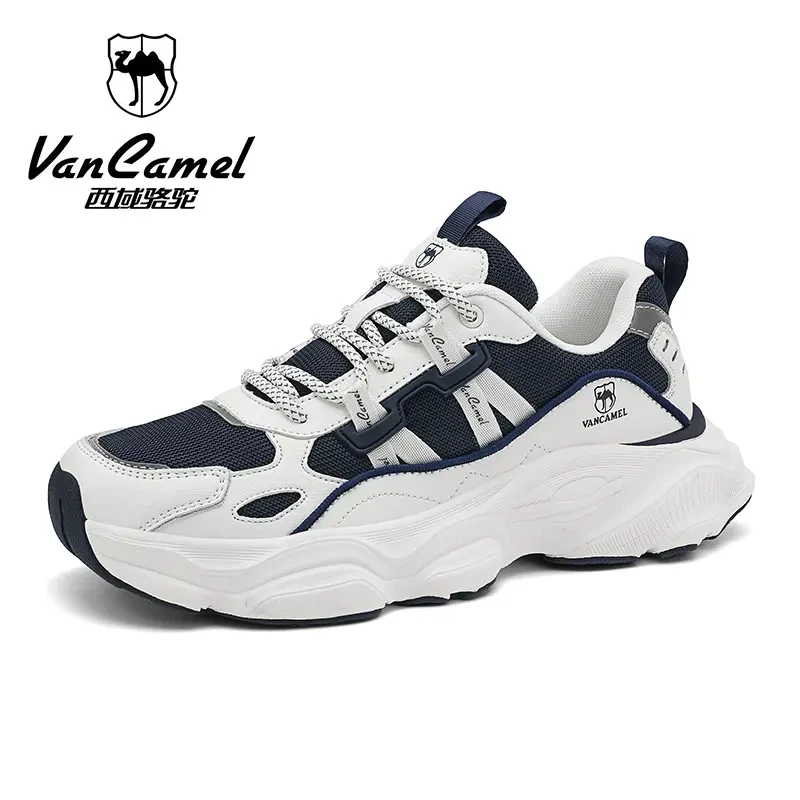 VANCAMEL/西域骆驼侣运动鞋休闲鞋网面夜光百搭跑步鞋XYLT001时尚
