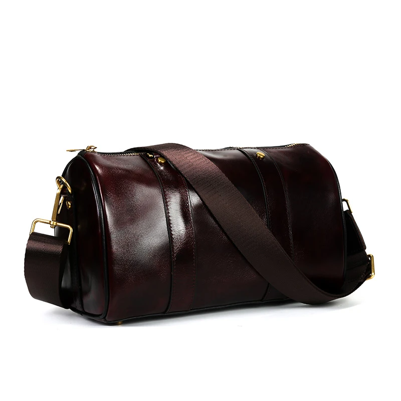 PB5115男士单肩包手拿包头层牛皮斜挎包轻奢潮流真皮韩版休闲男包