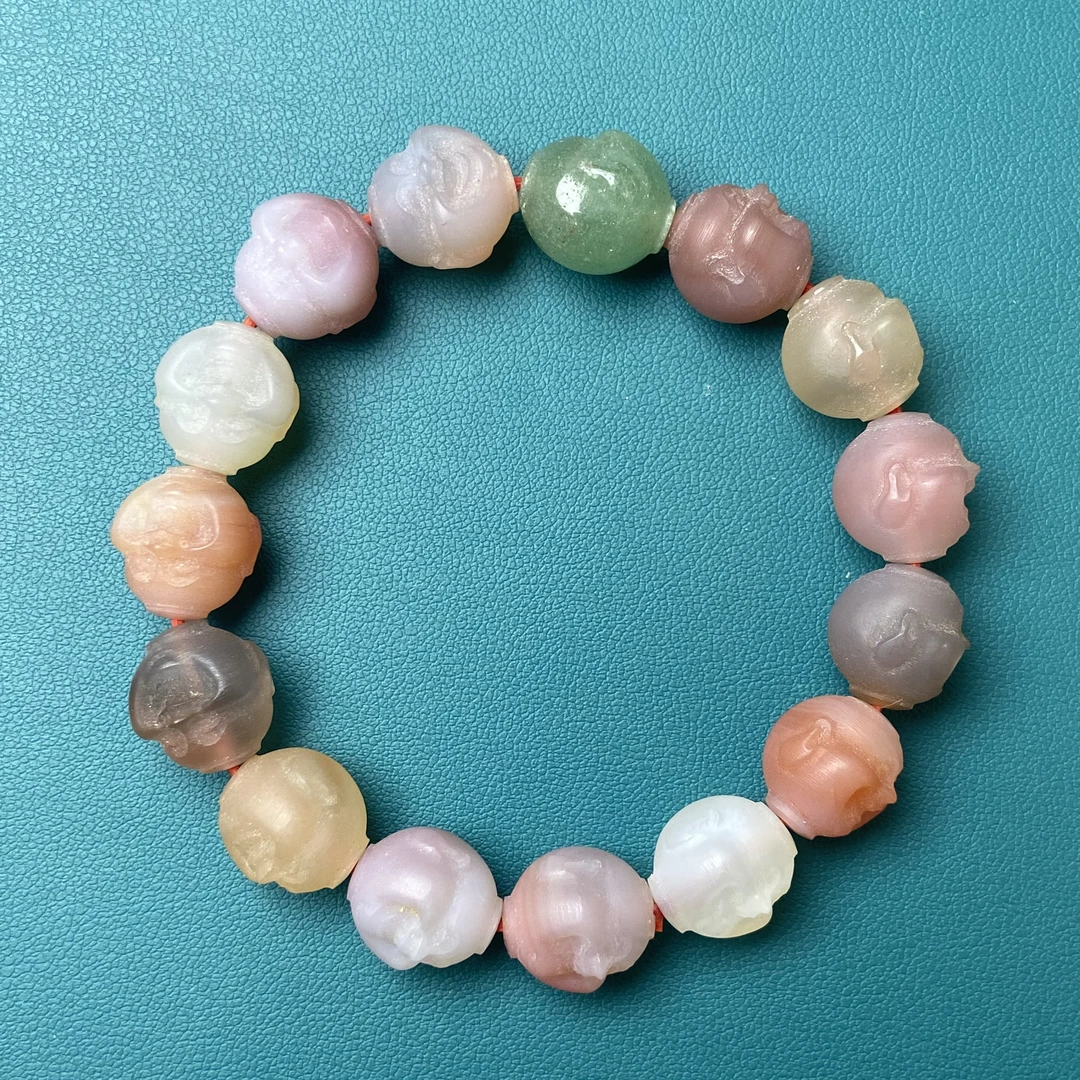 经典国风天然盐源玛瑙手串821（多样性发货）