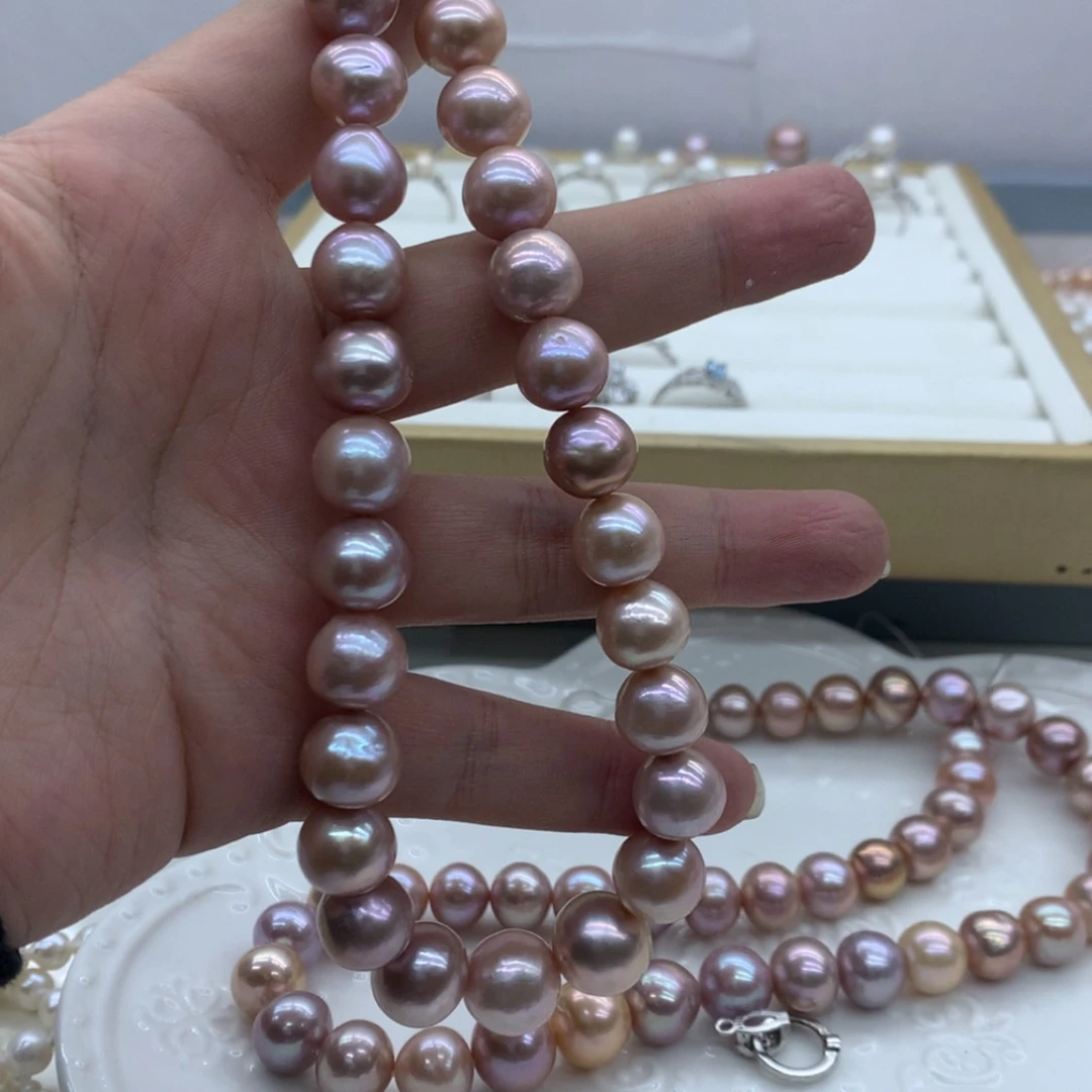 【闪购商品】淡水珍珠颈饰银S925镶嵌瑶*琳