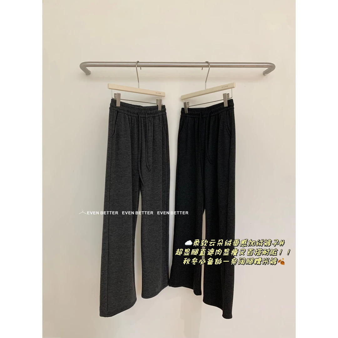 推荐‼️十三行小个子必拍超厚实加绒云朵绒“糯米裤”一条可以过冬～