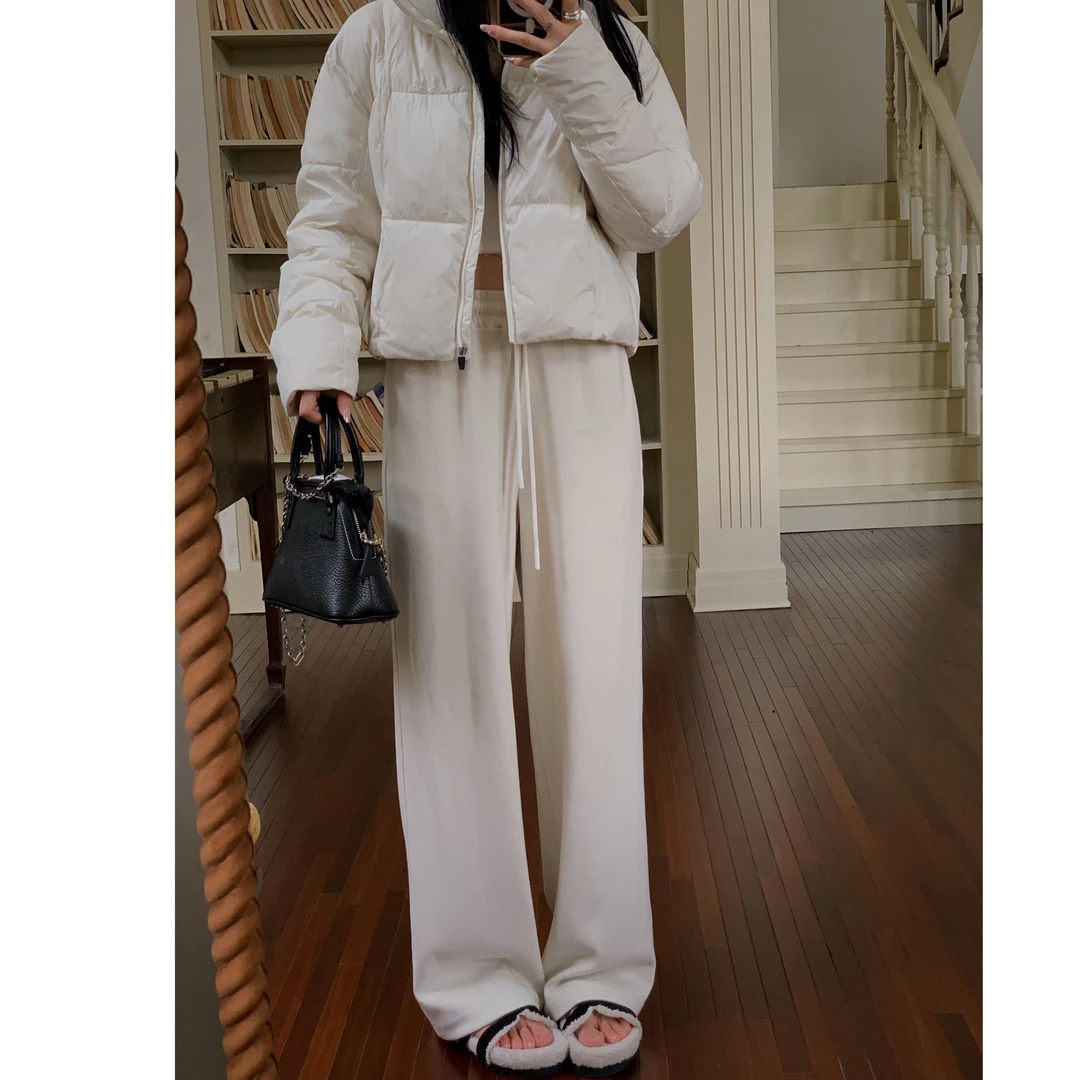 【杜小宅年终大福利】-糯米细绒。修腿直筒裤#24270