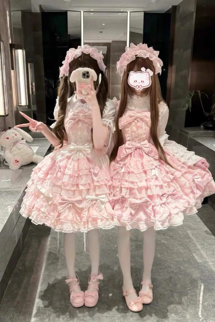 【爱意降临】尾款【拍过定金的可拍】原创古早Lolita连衣裙