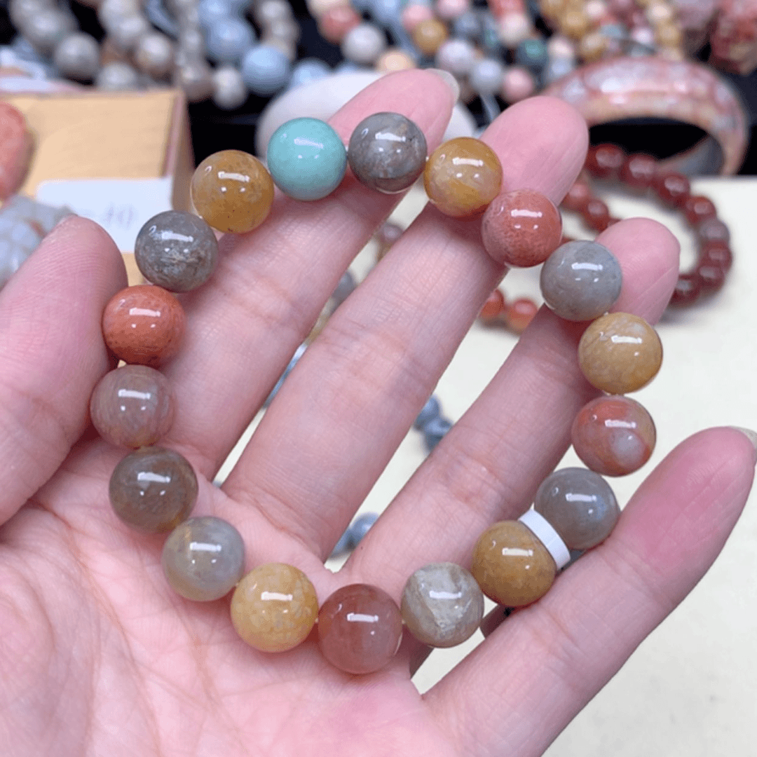 【闪购商品】硅化珊瑚（珊瑚玉）手链未镶嵌229