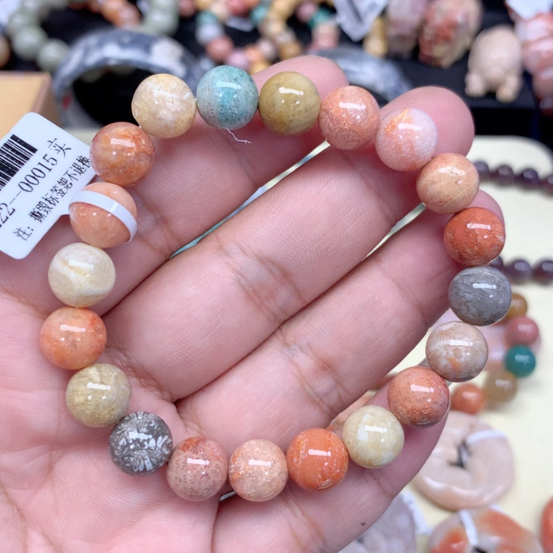 【闪购商品】硅化珊瑚（珊瑚玉）手链未镶嵌192