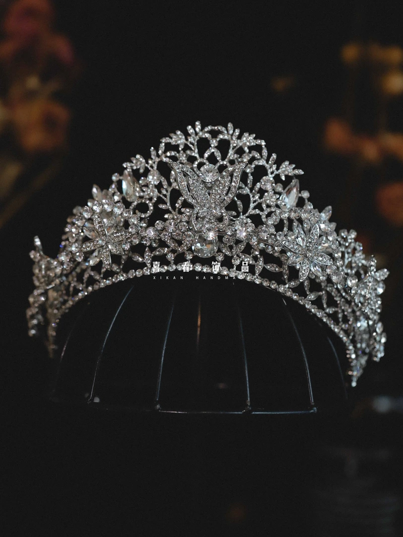 HG1585 喜看新款精致皇冠新娘西式头饰气质网红轻奢时尚