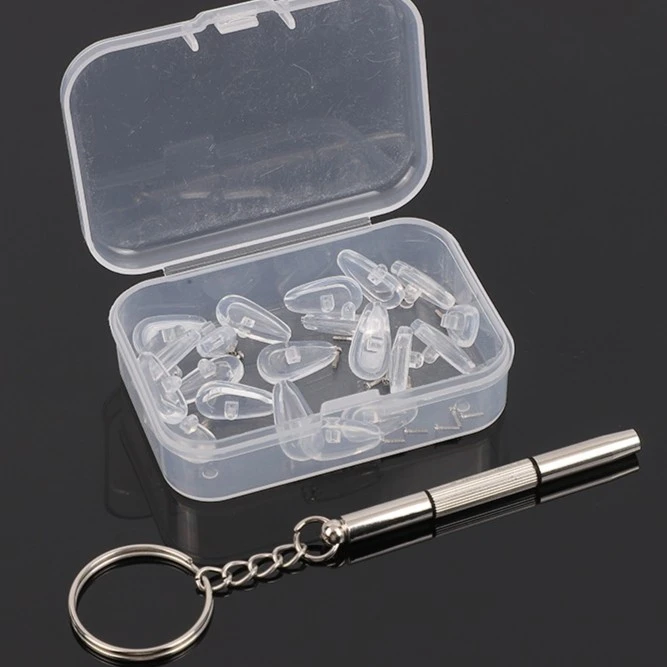 通用眼镜气囊鼻托硅胶超软鼻子减压防压痕鼻梁防滑鼻托眼镜配件