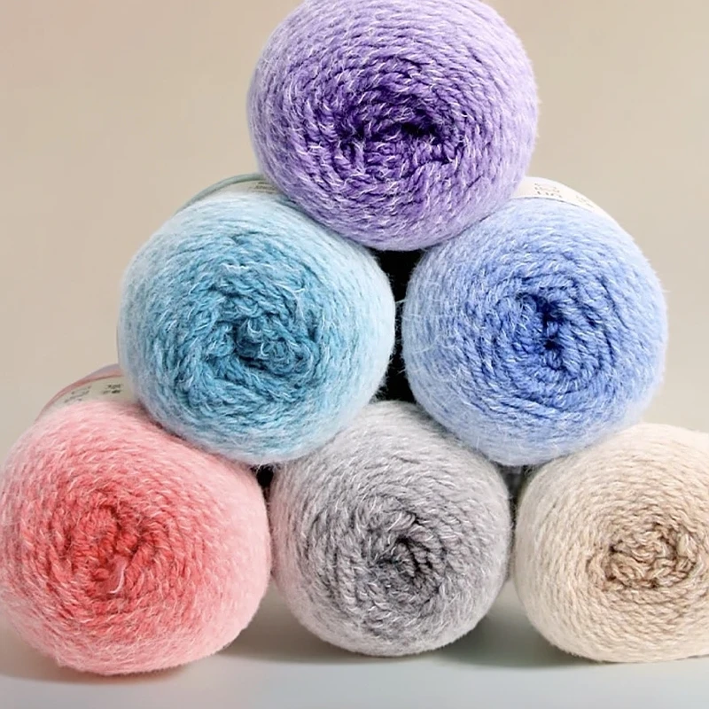 星星毯毛线柔软亲肤手工编织毛线围巾帽子diy材料包