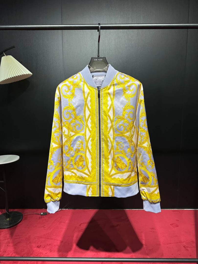 妮妮家定制男款轻奢高端夹棉外套夹克007潮牌