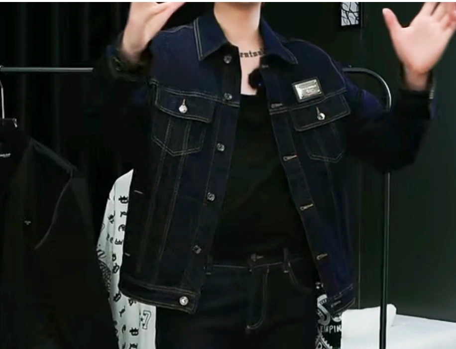 妮妮家 MILANO 奢牌走秀款修身高奢外套男款023