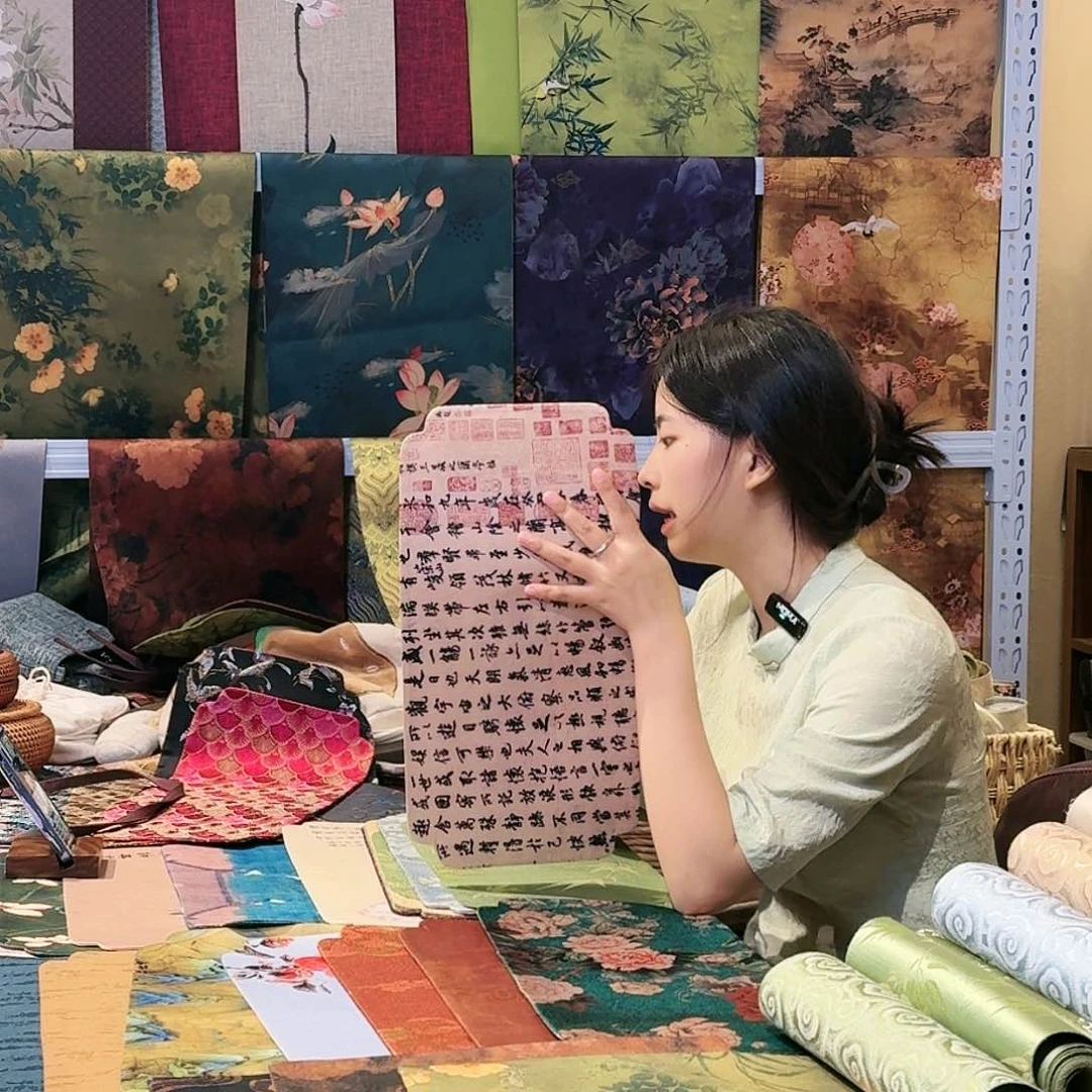 茶道配件绢本席方20*40