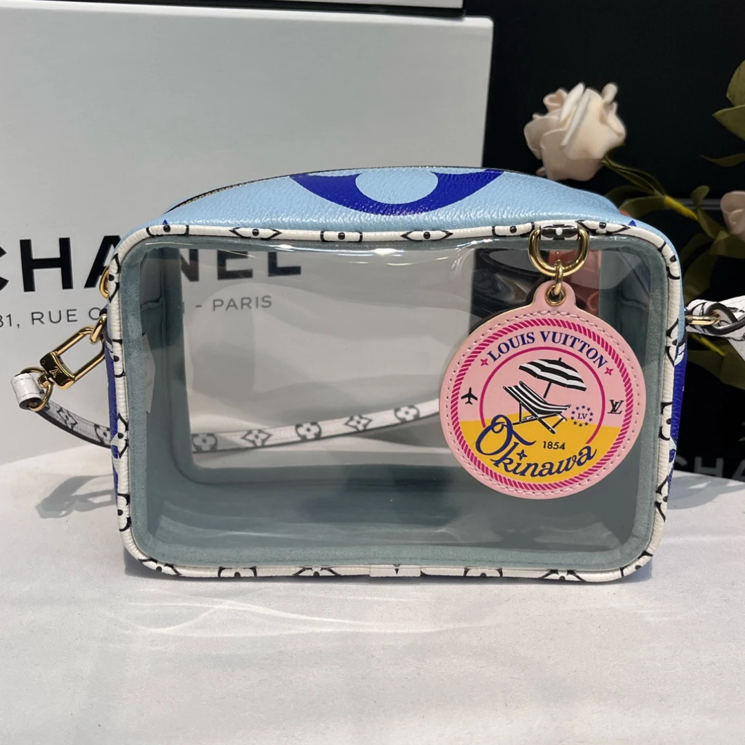 99新 LouisVuitton/路易威登 冲绳限定 pvc 透明小包 时尚百搭