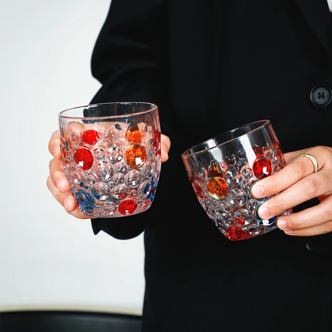 ins风家用啤酒杯创意个性大容量喝水杯威士忌酒杯杯子网红饮料杯