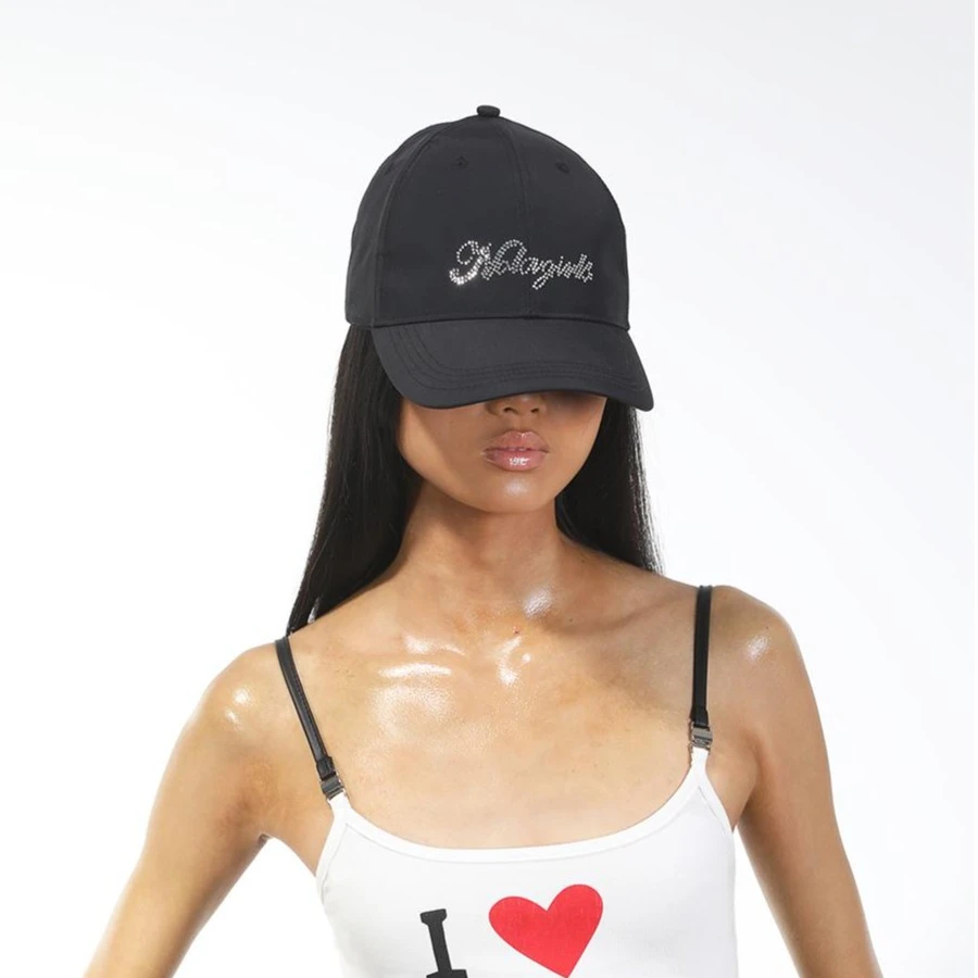 NOLA*Crystal Silk Cap绸缎感水钻棒球帽