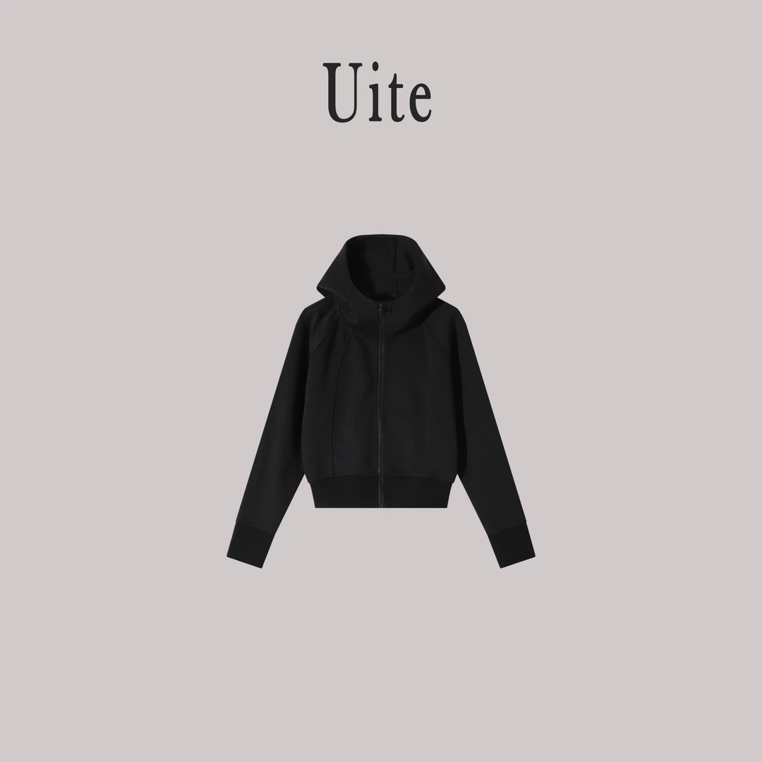 Uite设计感拉链别致小众卫衣外套M-UT 30172