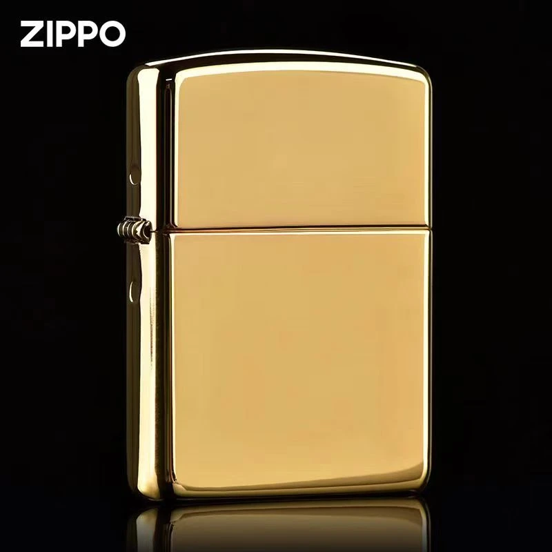 ZIPPO打火机169铜厚壳镜子盔甲机防风煤油收藏自用520送男士MBJ1
