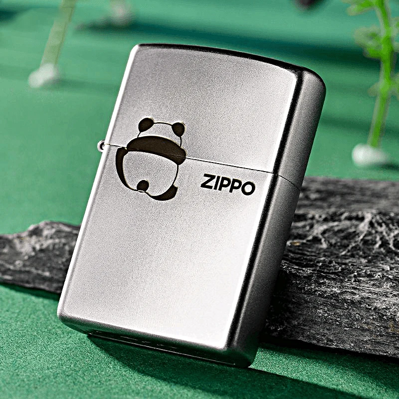 ZIPPO/之宝打火机越狱熊猫防风煤油可爱免费刻字男士生日礼物DYJ1