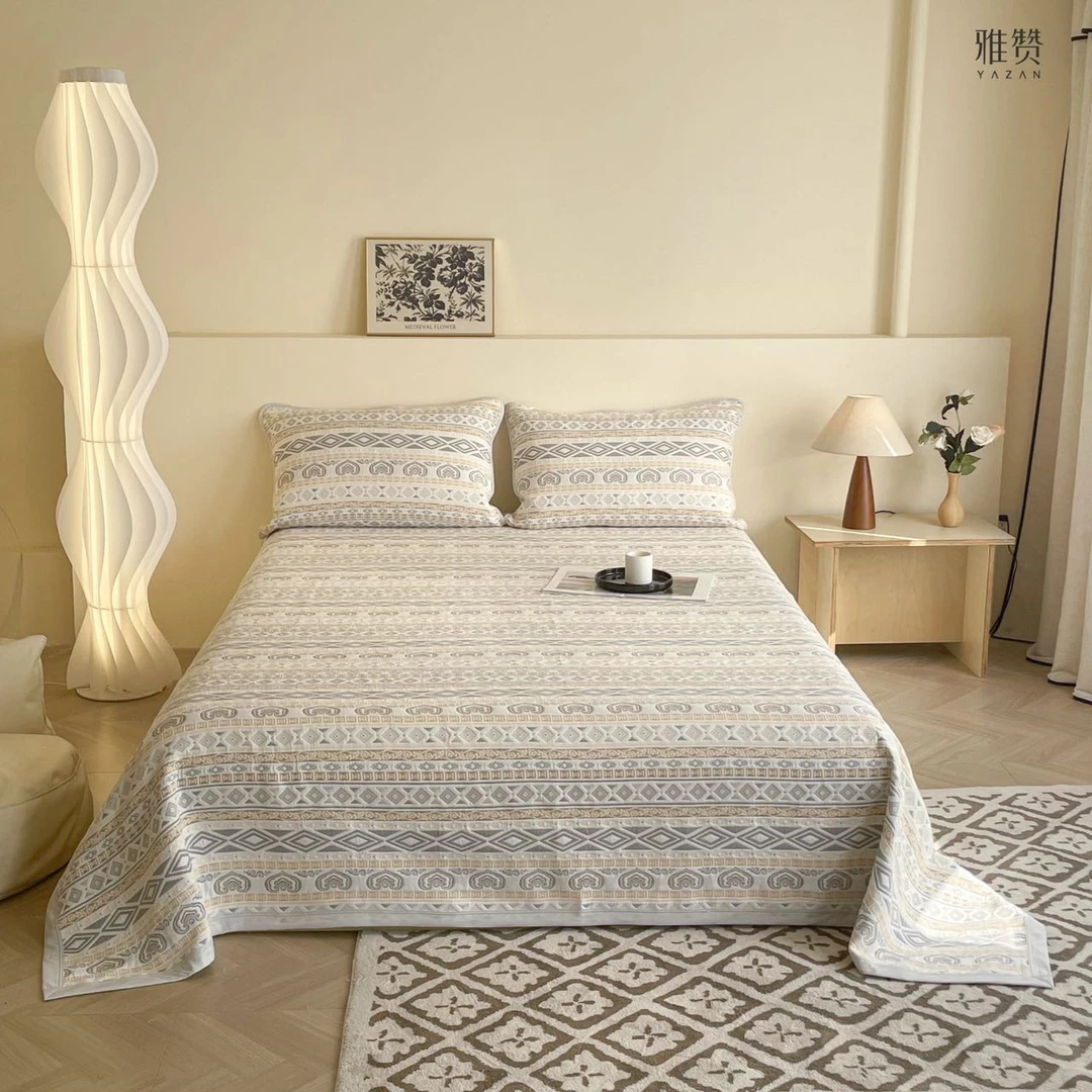 雅赞[2024新款臻享奢华棉纱软席]6层纱舒适加厚双面铺可机洗