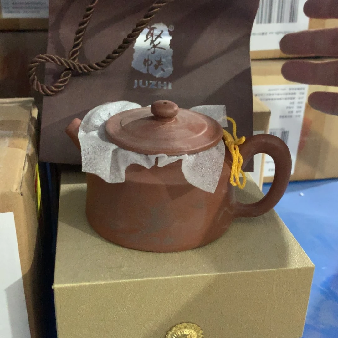 紫砂茶宠紫砂壶带盒子
