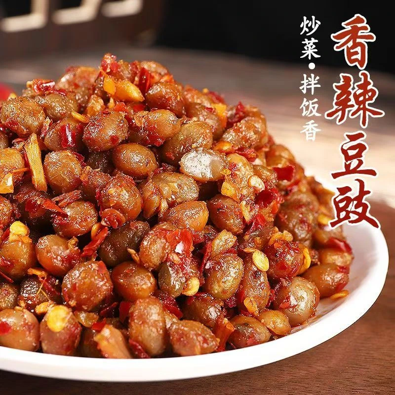 农家香辣豆豉老百姓自产自销干净卫生