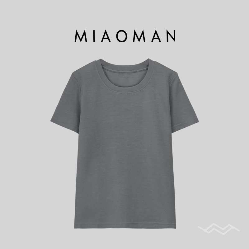 【妙姐精选】深圳高端欧货圆领短袖T恤MQJ357出游情侣短袖