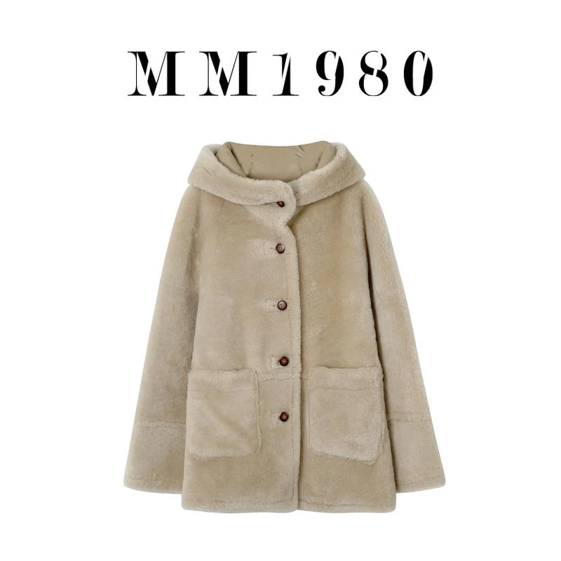 【妙姐精选】深圳高端欧货连帽毛毛外套MG22659大衣