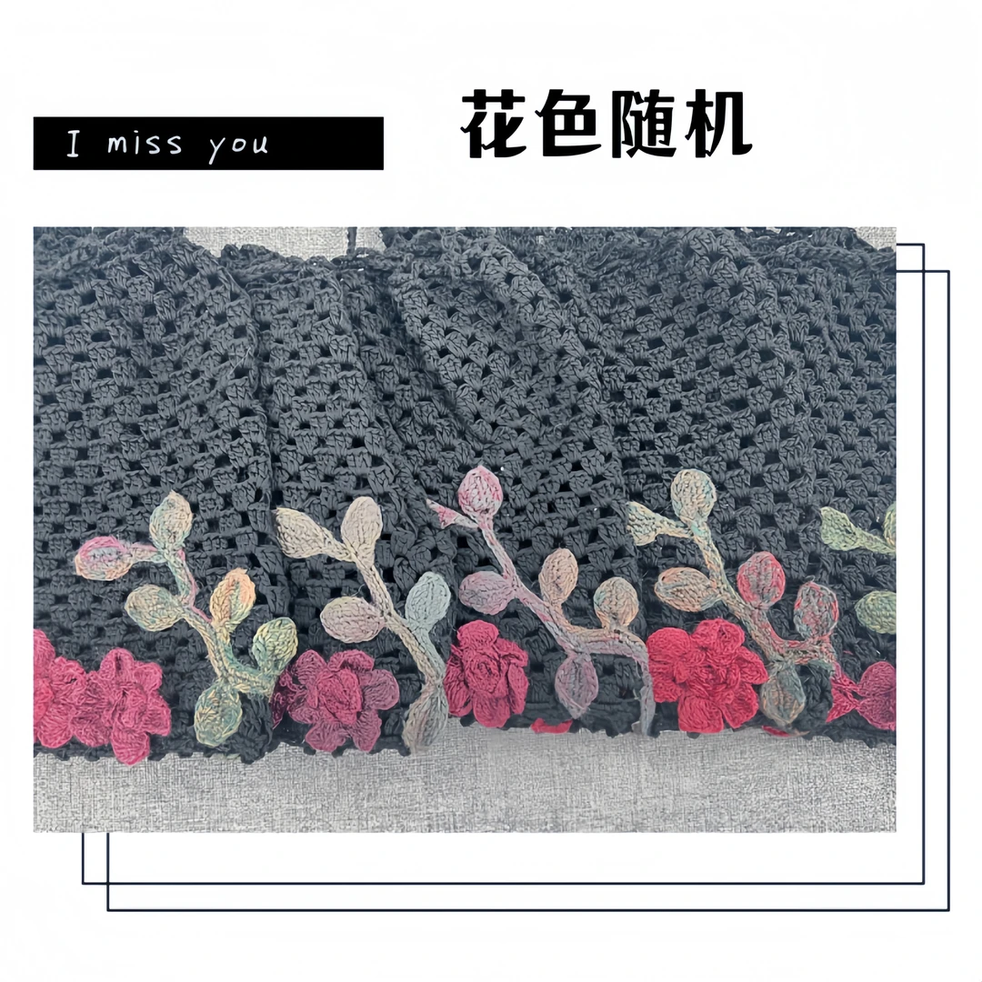 美雅家原创设计海棠花流苏帽多种戴法针织钩织棉麻帽百搭秋冬新款
