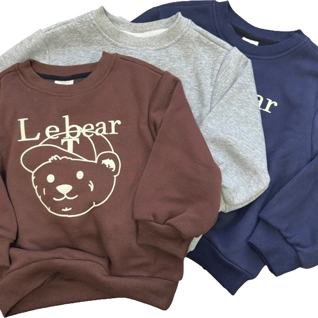 秋冬款童加厚潮童宝宝可爱保暖卫衣儿童宽松加绒套头