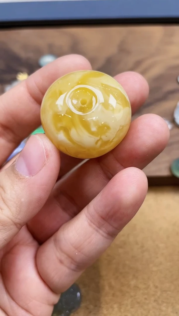 【闪购商品】蜜蜡颈饰未镶嵌平安扣
