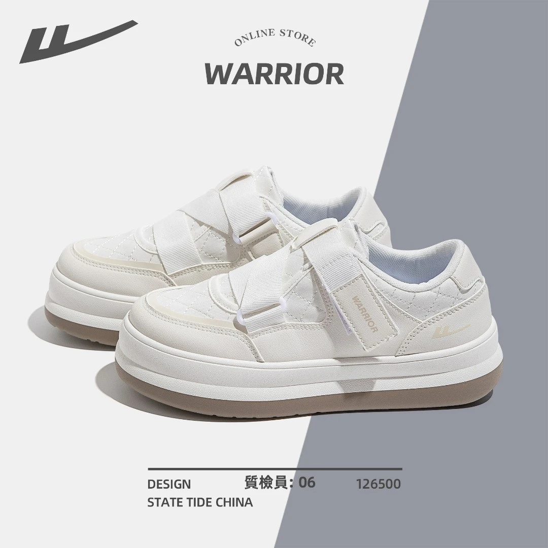 回力厚底小白鞋女2023夏季新款薄款魔术贴板鞋ins超火玛丽珍女鞋