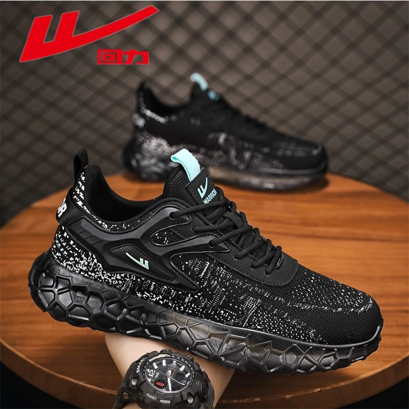 回力椰子鞋男2024新款网面透气鞋子男薄款休闲防臭减震运动跑步鞋