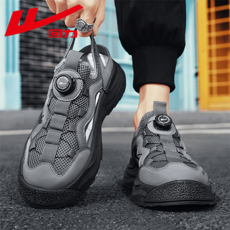 回力凉鞋男2024新款夏季网面透气鞋子男士户外涉水百搭爆款运动鞋