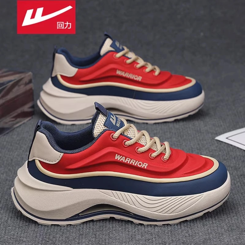 回力老爹鞋男2025夏季新款潮流百搭厚底增高防水休闲运动鞋子男款