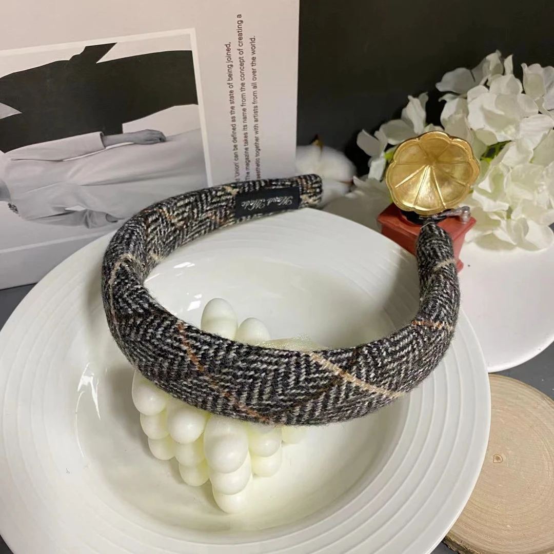 《华夫格》高颅顶显脸小海绵新款森系仙美发箍法式百搭时尚轻奢气质