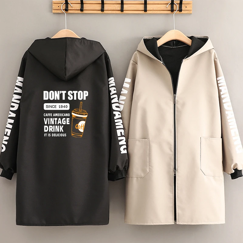 家用厨房防水罩衣女新款长袖围裙上班做饭大人工作服定制logo印字
