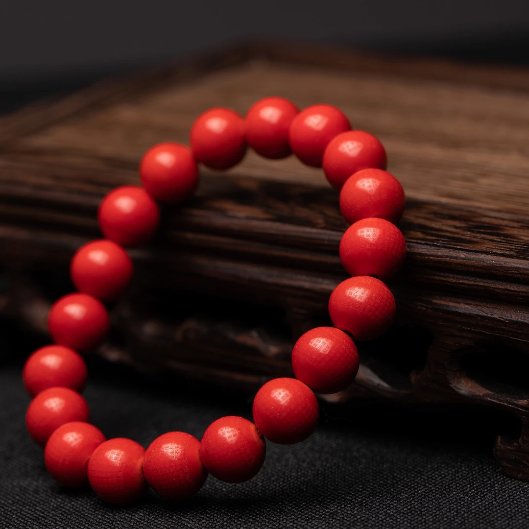 非金属布艺手链 心手串红色民族风素圈单圈情侣同款精美时尚简约