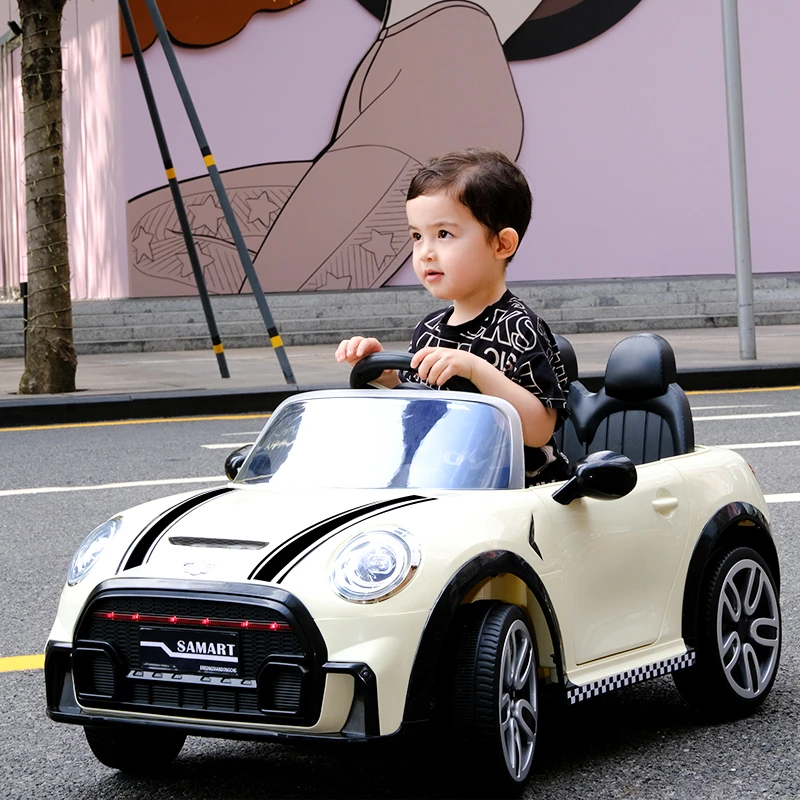 婴儿童电动车四轮带遥控幼宝宝汽车男女小孩玩具可坐人宝马mini