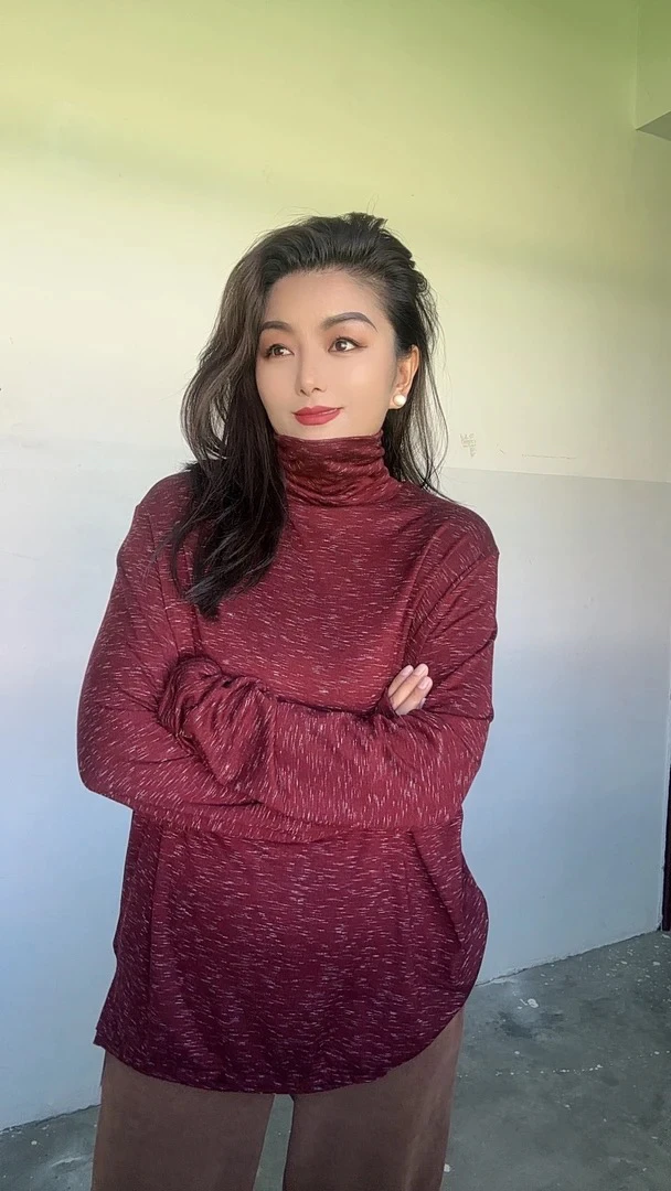 加毛高领宽松打底衫柔软舒适内搭秋冬新品