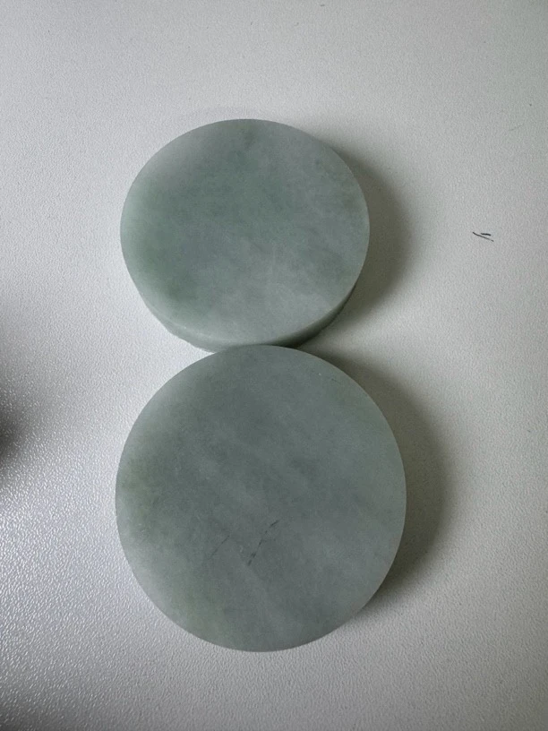 天然翡翠芙蓉底牌子料2块1200