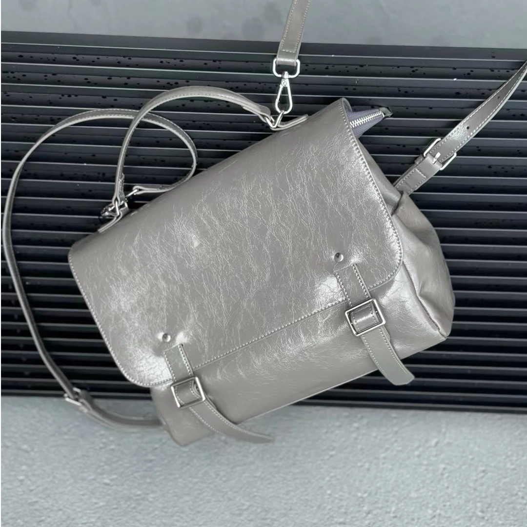 【佐伊甄选】J-6322-灰色轻奢女士时尚百搭单肩小众经典腋下斜挎包