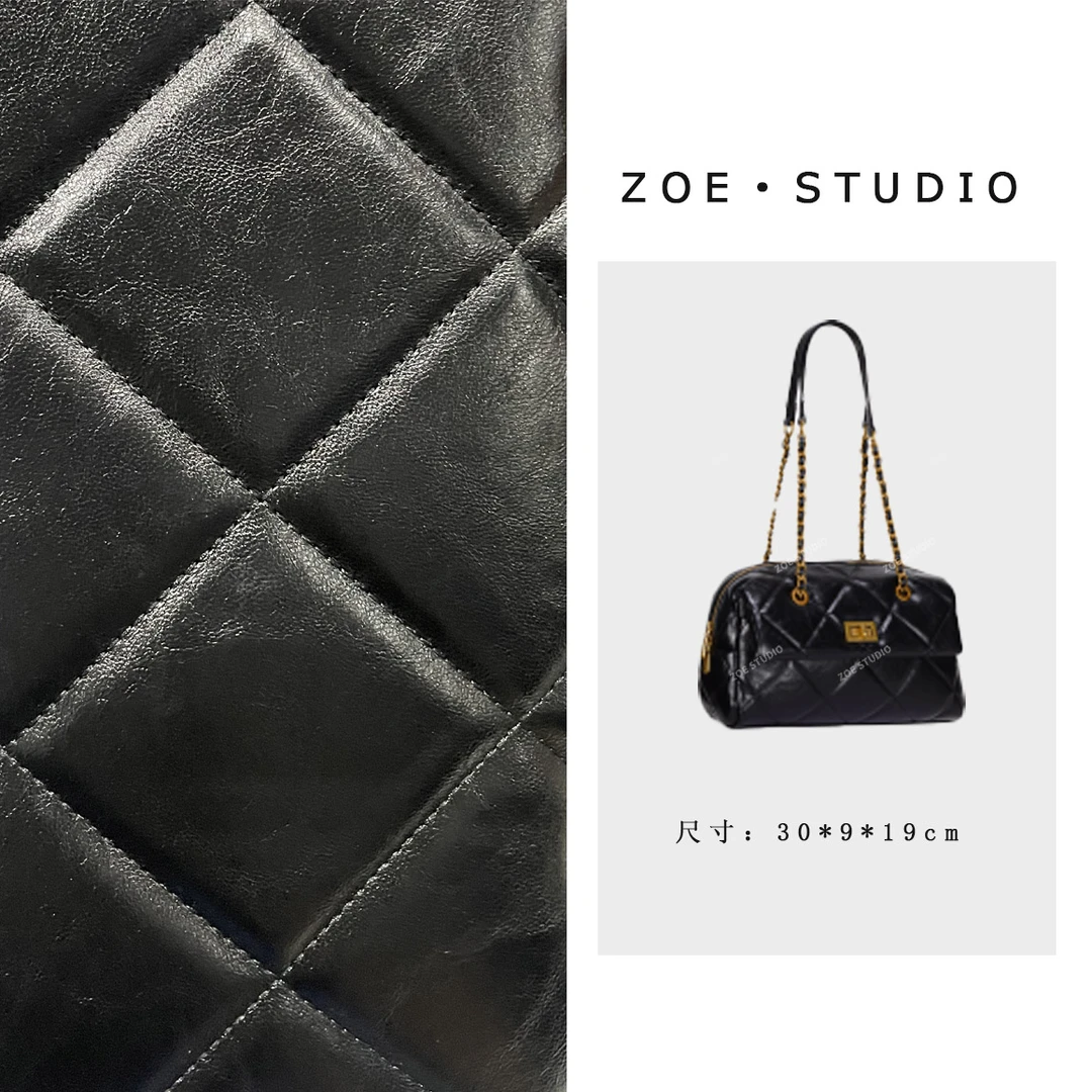 【佐伊甄选】GQ-8706-黑色轻奢女士时尚潮流百搭通勤腋下斜挎包