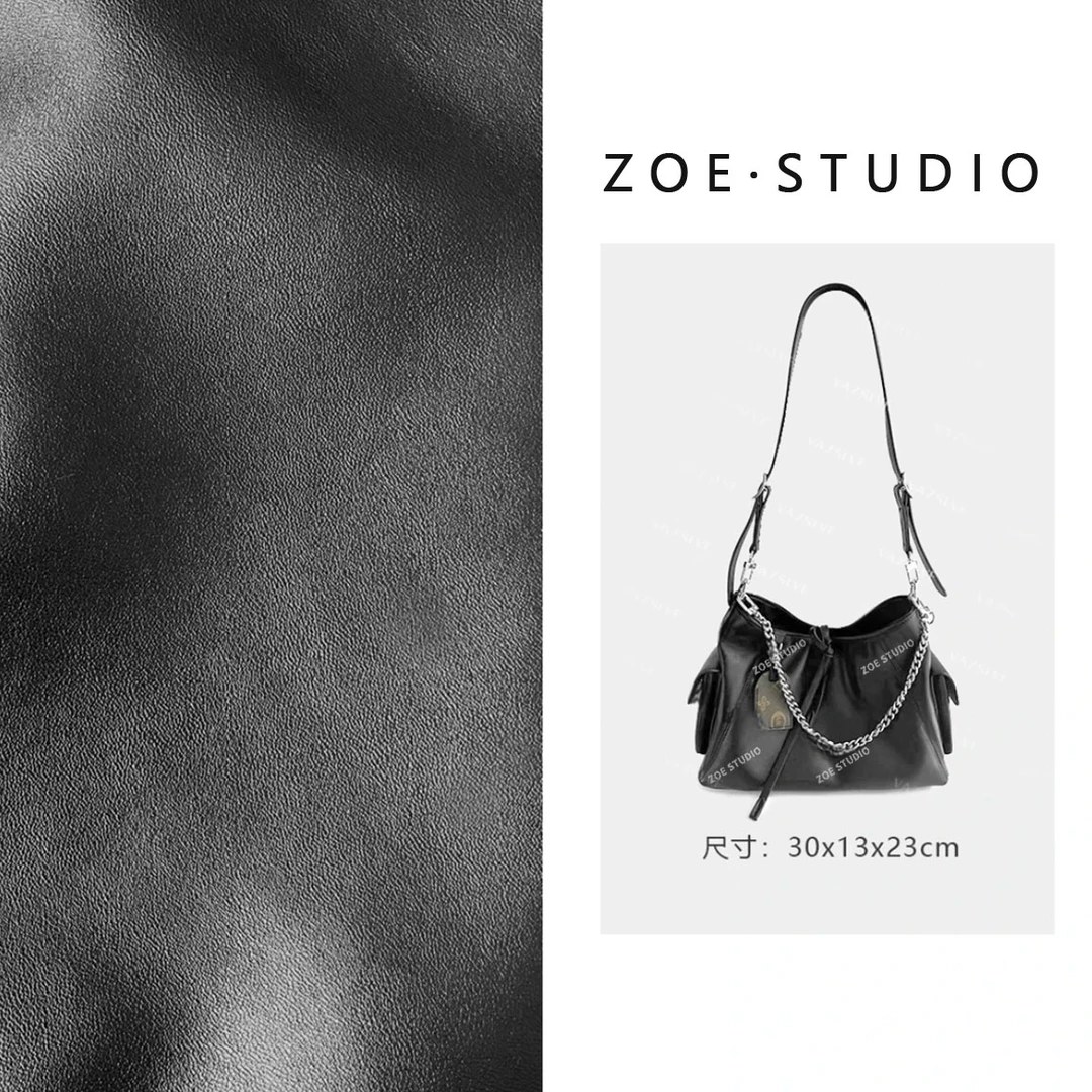 【佐伊甄选】FES-8622-黑色轻奢女士时尚潮流百搭通勤腋下斜挎包