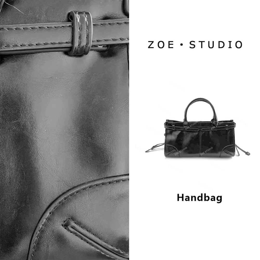 【佐伊甄选】SKL-A0275-黑色轻奢女士时尚气质小众单肩腋下斜跨包