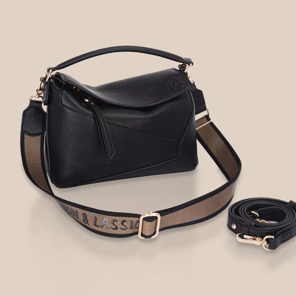 【佐伊甄选】GQ-2741-黑色轻奢女士小众时尚潮流韩版简约腋下斜挎包