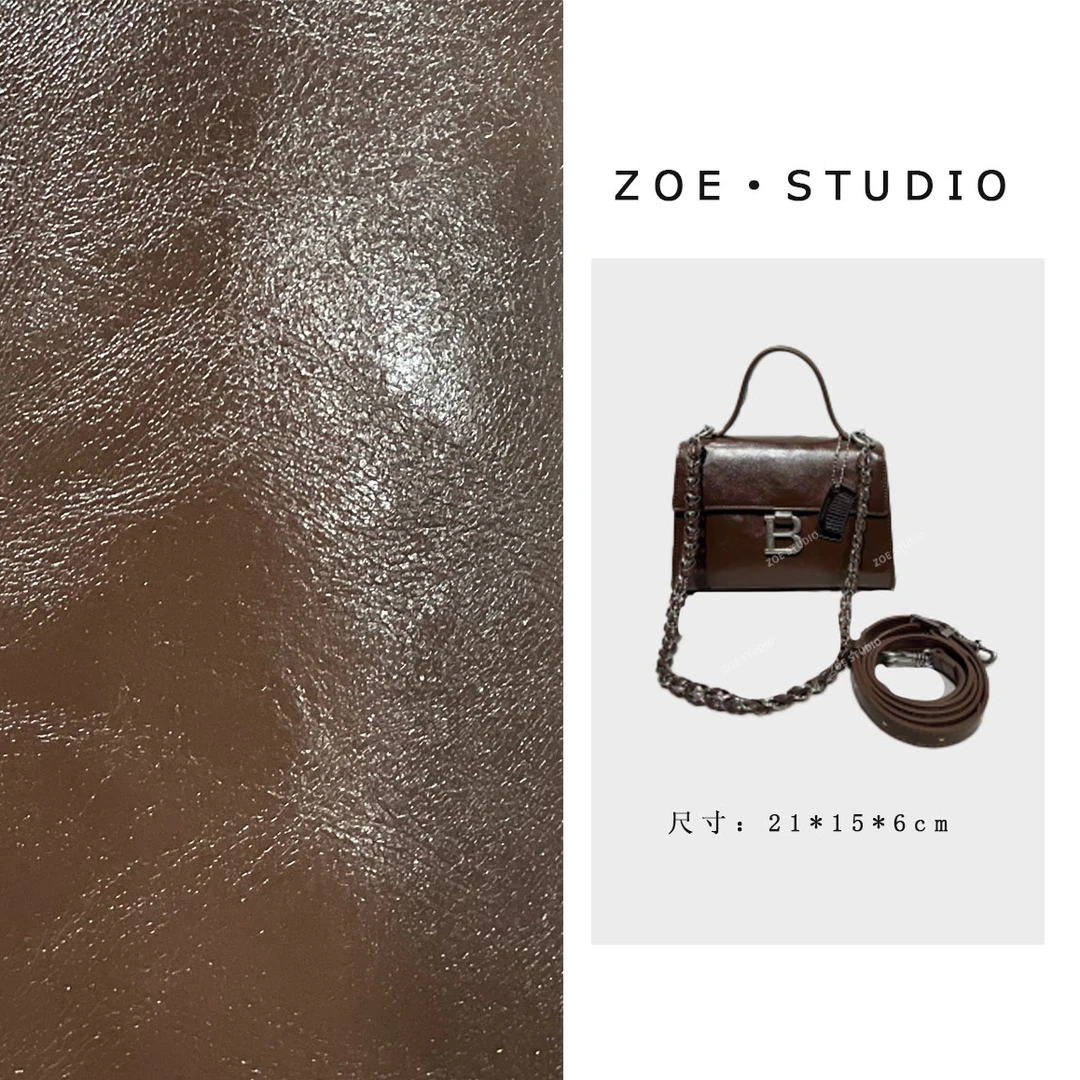 【佐伊甄选】SD-5305-坞木色轻奢女士时尚百搭单肩腋下斜挎包包