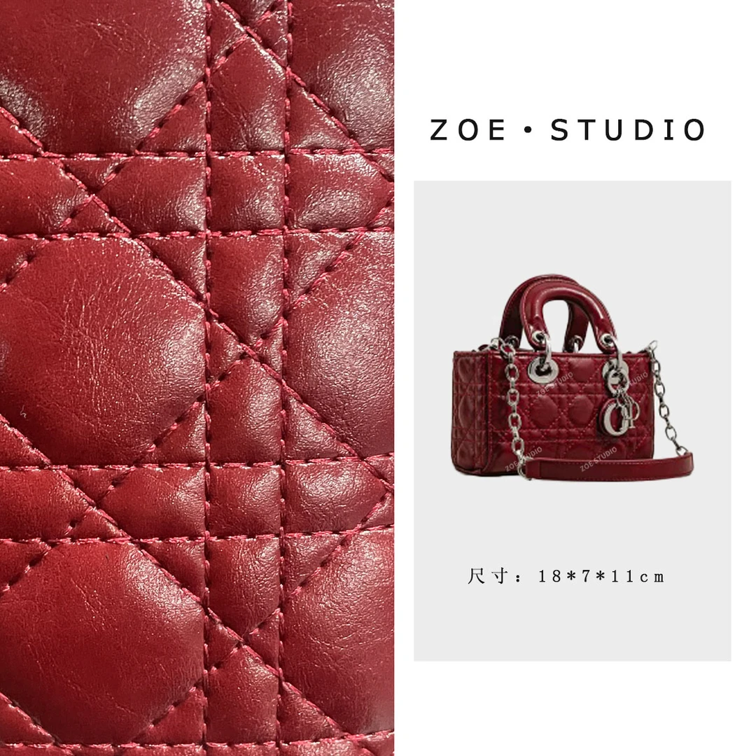 【佐伊甄选】SK-82329-2-红色韩版单肩手提女包夏季小香风轻奢